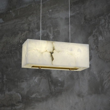 Alabaster Cuboid Dining Room Chandelier,Dining Room Chandelie