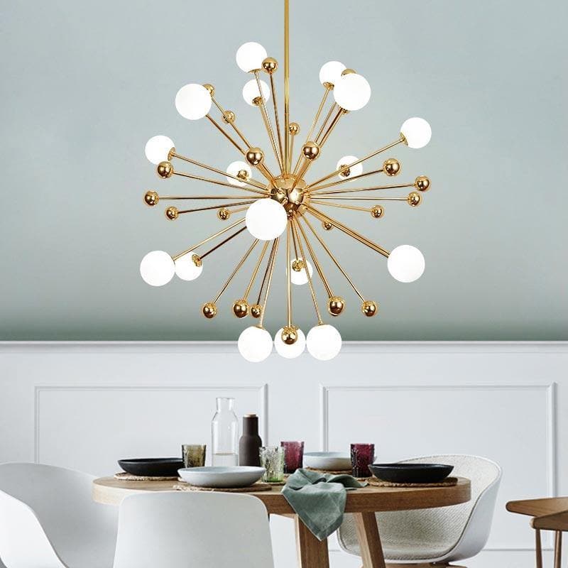 Hale Gold Dandelion Chandelier D 40"