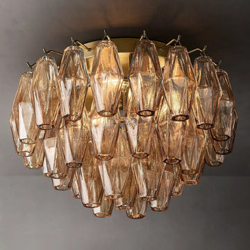 Chara Round Ceiling Chandelier 17"