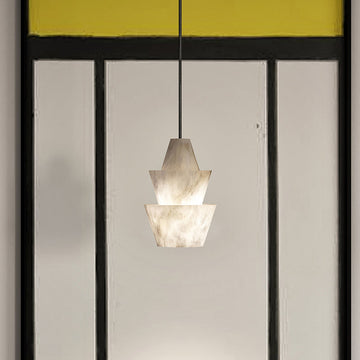 Linden Alabaster Pendant Light, Designer Kitchen Pendant Lamp