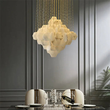 Talin alabaster Marble Chandelier