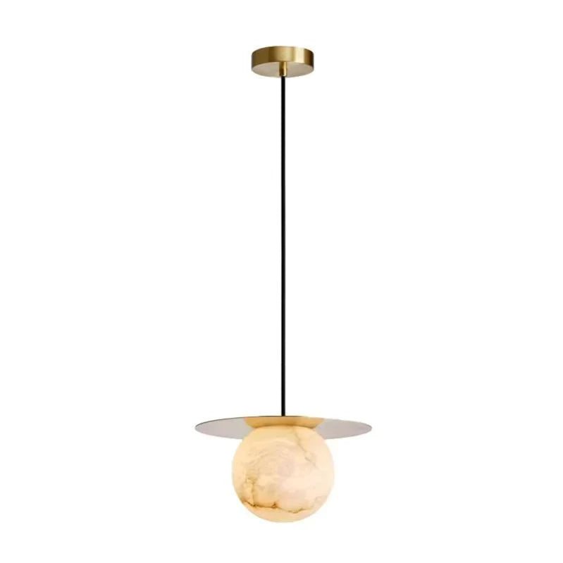 Ronnie Alabaster Pendant Lamp, Glamorous Marble Pendant