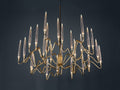 Pezzo Crystal Round Chandelier D33'' 59''  40''