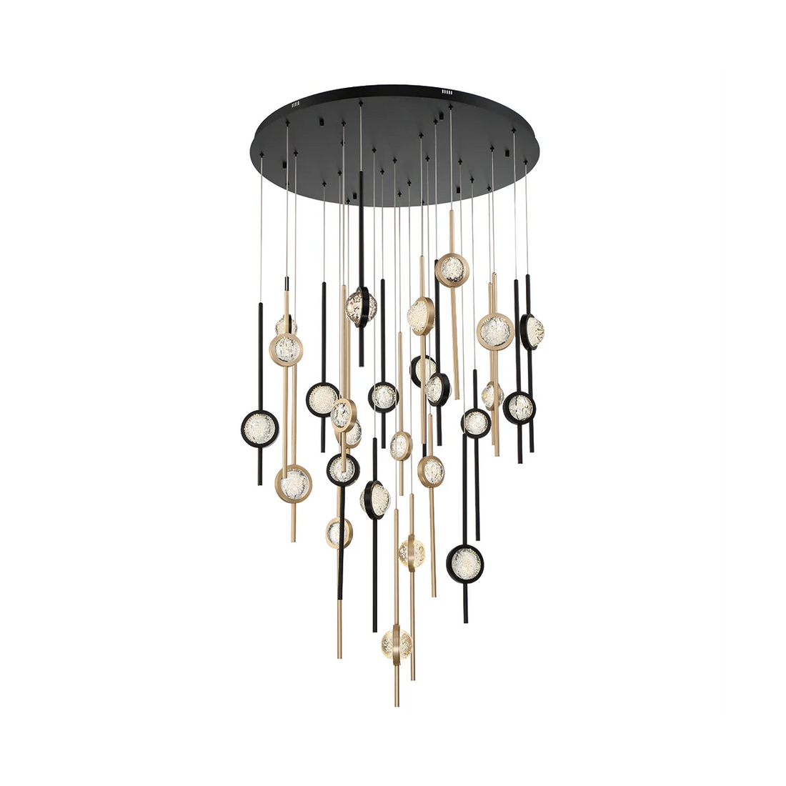 Barletta 40" Wide LED Suspension Multi Light Pendant