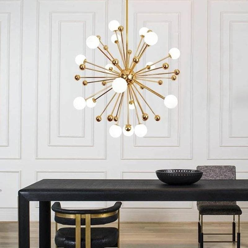 Hale Gold Dandelion Chandelier D 40"