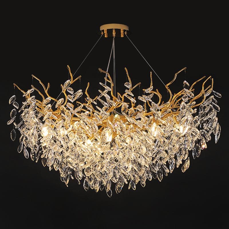 Branch Luxury Branch Polyhedral Crystal Chandelier