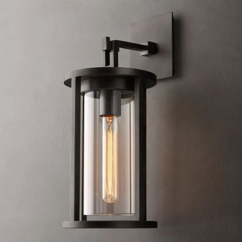 Bass Round Outdoor Sconce