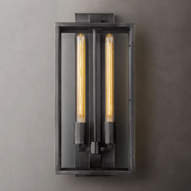 Becklola Sconce 21" wall sconce for bedroom,wall sconce for dining room,wall sconce for stairways,wall sconce for foyer,wall sconce for bathrooms,wall sconce for kitchen,wall sconce for living room Rbrights Matte Black  