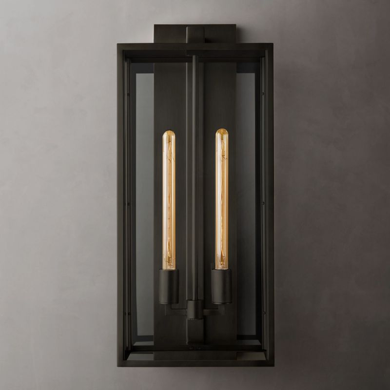 Becklola Sconce 28" wall sconce for bedroom,wall sconce for dining room,wall sconce for stairways,wall sconce for foyer,wall sconce for bathrooms,wall sconce for kitchen,wall sconce for living room Rbrights Matte Black  