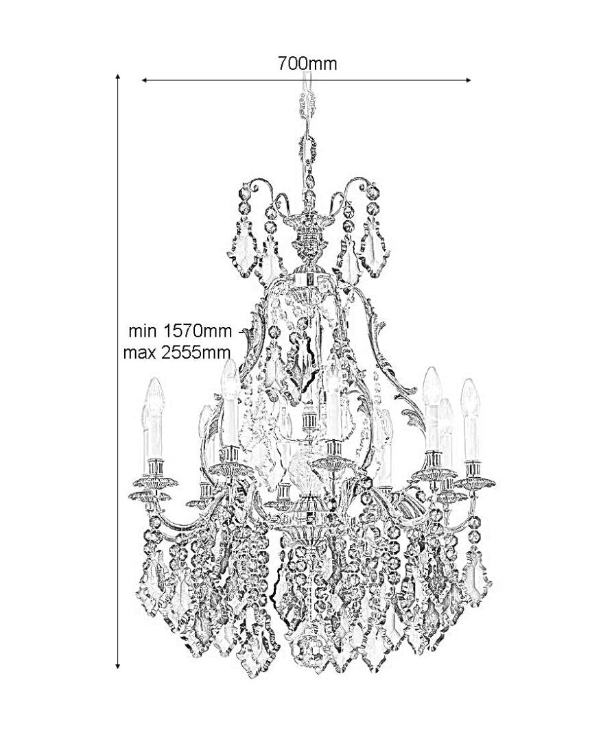 Classical Belgravia Crystal Chandelier