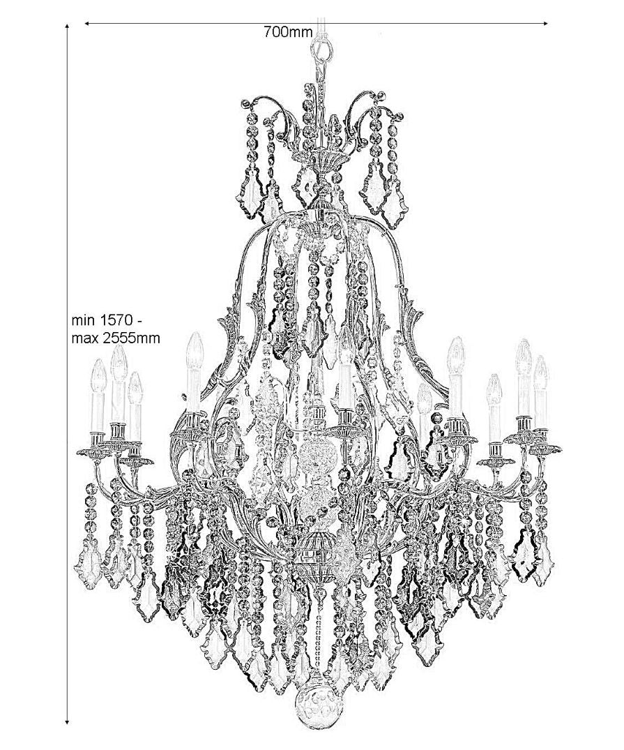 Classical Belgravia Crystal Chandelier