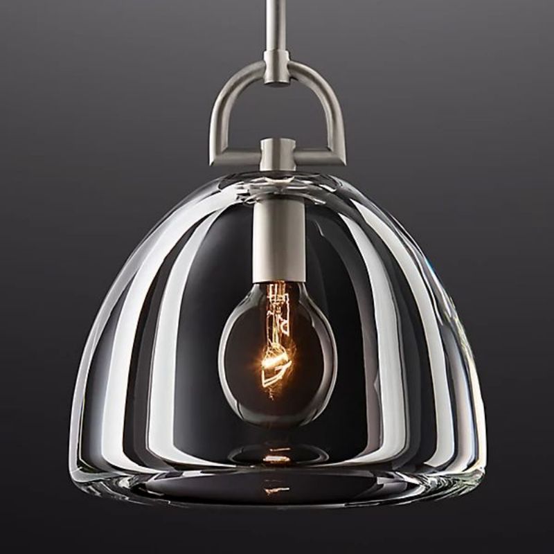 Botanist Dome Pendant  Rbrights 14" Satin Nickel 