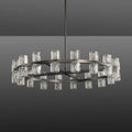 Beliy Crystal Shades Round Chandelier 36