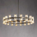 Beliy Crystal Shades Round Chandelier 36