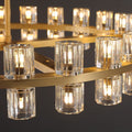 Beliy Crystal Shades Round Chandelier 48