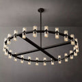 Beliy Crystal Shades Round Chandelier 48