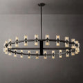 Beliy Crystal Shades Round Chandelier 48