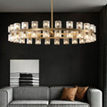 Beliy Crystal Shades Round Chandelier 48