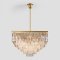 Apex 5-Tier Square Odeon Crystal Chandelier