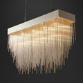 Cascada Blown Glass Square Chandelier 54