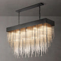 Cascada Blown Glass Square Chandelier 54