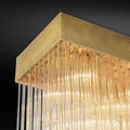 Cascada Blown Glass Square Chandelier 54