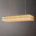 Chara Glass Rectangular Chandelier 74