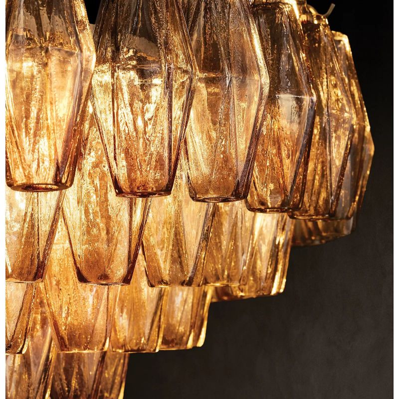 Chara Glass Square Chandelier 32" chandeliers for dining room,chandeliers for stairways,chandeliers for foyer,chandeliers for bedrooms,chandeliers for kitchen,chandeliers for living room Rbrights   