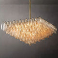 Chara Glass Square Chandelier 32