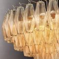 Chara Glass Tiered Round Chandelier 37