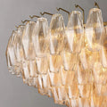 Chara Glass Tiered Round Chandelier 37