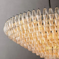 Chara Glass Tiered Round Chandelier 62