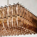 Chara Glass Rectangular Chandelier 74