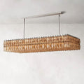 Chara Glass Rectangular Chandelier 74