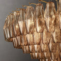 Chara Glass Tiered Round Chandelier 62