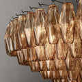 Chara Glass Tiered Round Chandelier 62