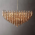 Chara Glass Square Chandelier 32