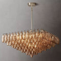 Chara Glass Square Chandelier 32