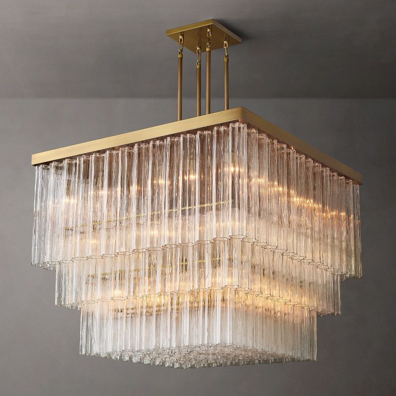 Cielo Square Chandelier 45"