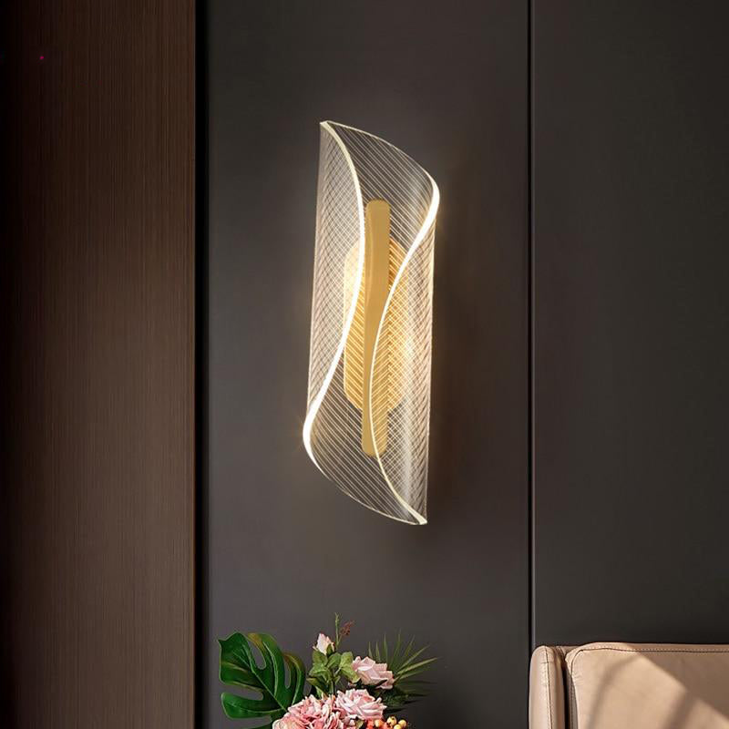 Diaphanous Leaf Wall Light