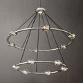 Eclate Two-Tier Round Chandelier 48