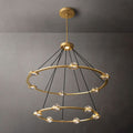 Eclate Two-Tier Round Chandelier 48