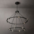 Eclate Two-Tier Round Chandelier 48