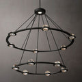 Eclate Two-Tier Round Chandelier 48