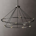 Eclate Two-Tier Round Chandelier 60