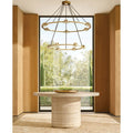 Eclate Two-Tier Round Chandelier 60