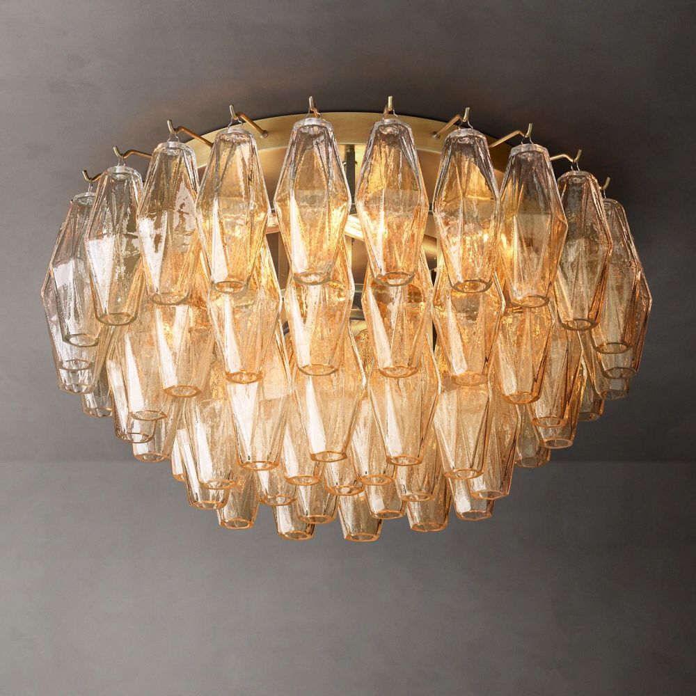 Chara Round Ceiling Chandelier 24"