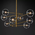 Darrance Modern Glass Globe Eight-Arm Chandelier 79