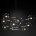 Darrance Modern Glass Globe Eight-Arm Chandelier 79