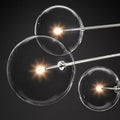 Darrance Modern Glass Globe Eight-Arm Chandelier 79